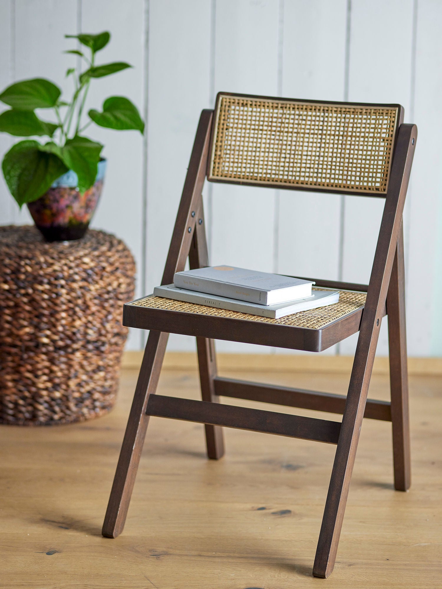 Colección creativa Silla de comedor Lupo, Brown, Rubberwood