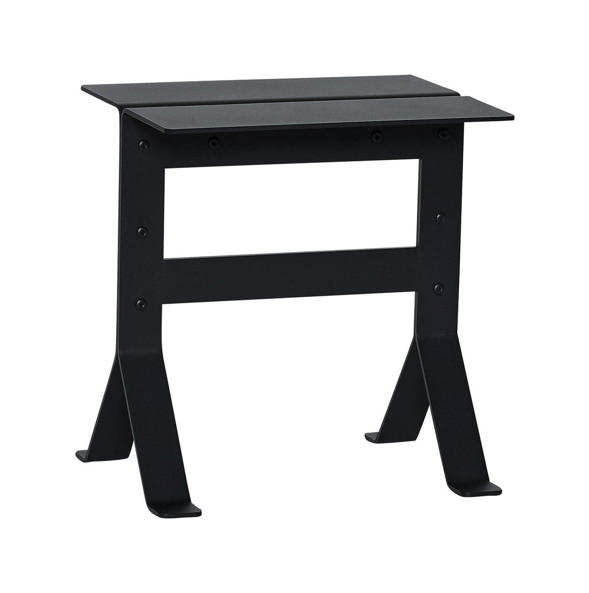 Table d'appoint pliable Hübsch, Noir 