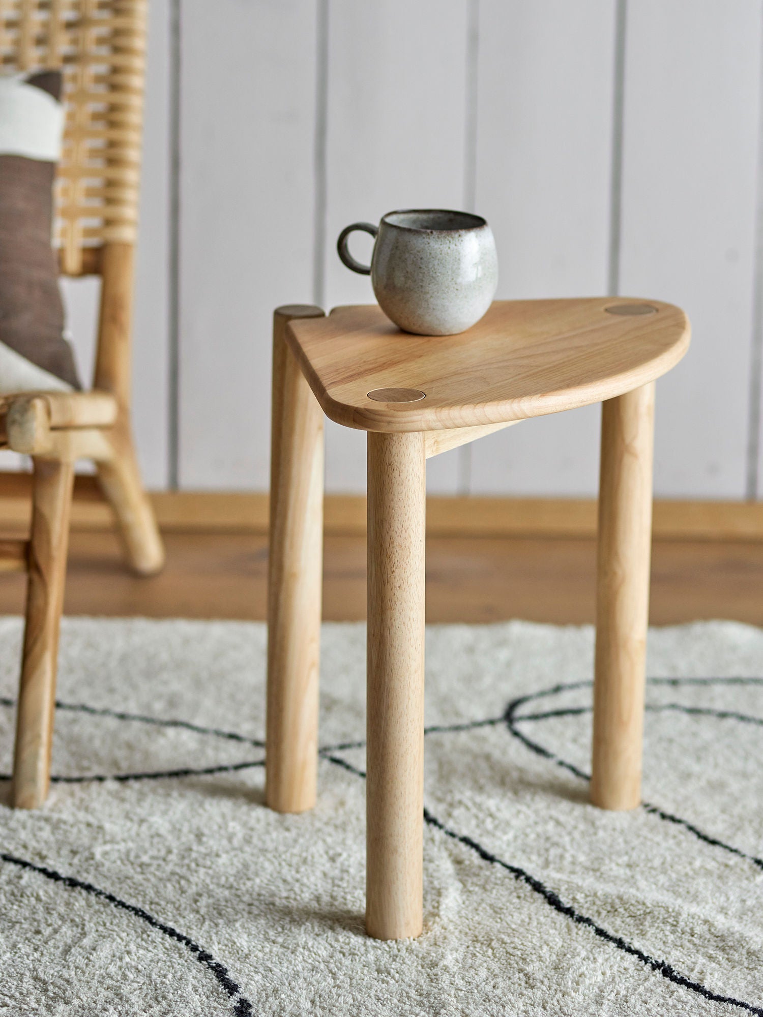 Bloomingville Kassia Side Table, Natur, Gummiholz