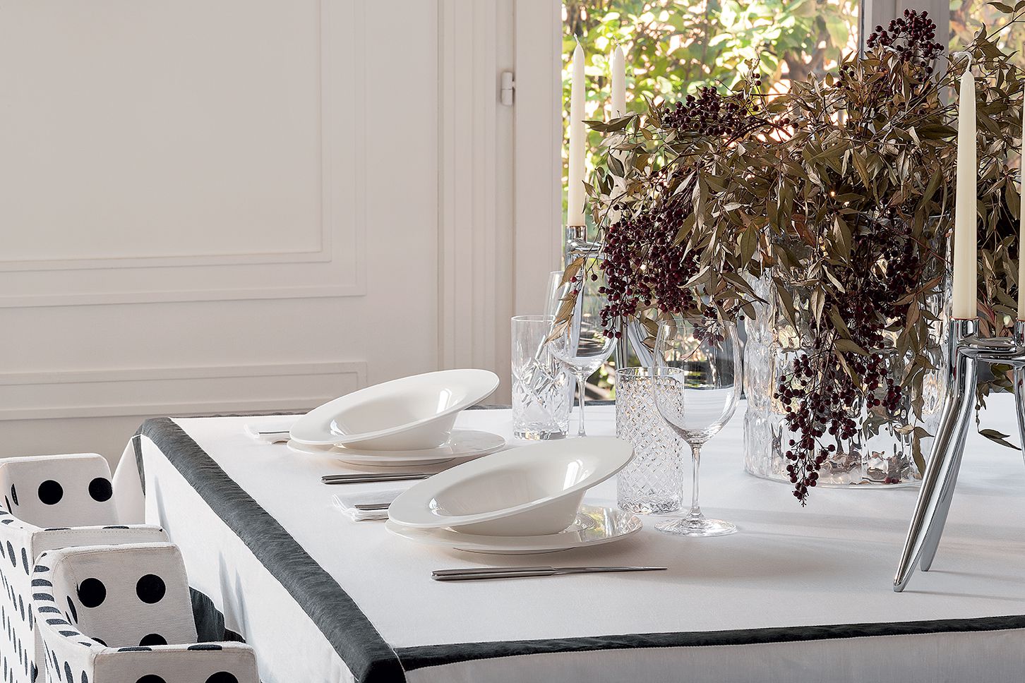 Kartell I.D. Ish von d'O Set von 4 Dinnertellern, Sommer