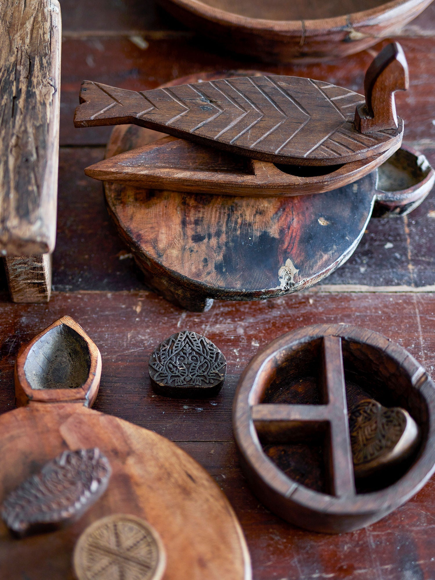 Collection créative Tara Tray, nature, bois récupéré