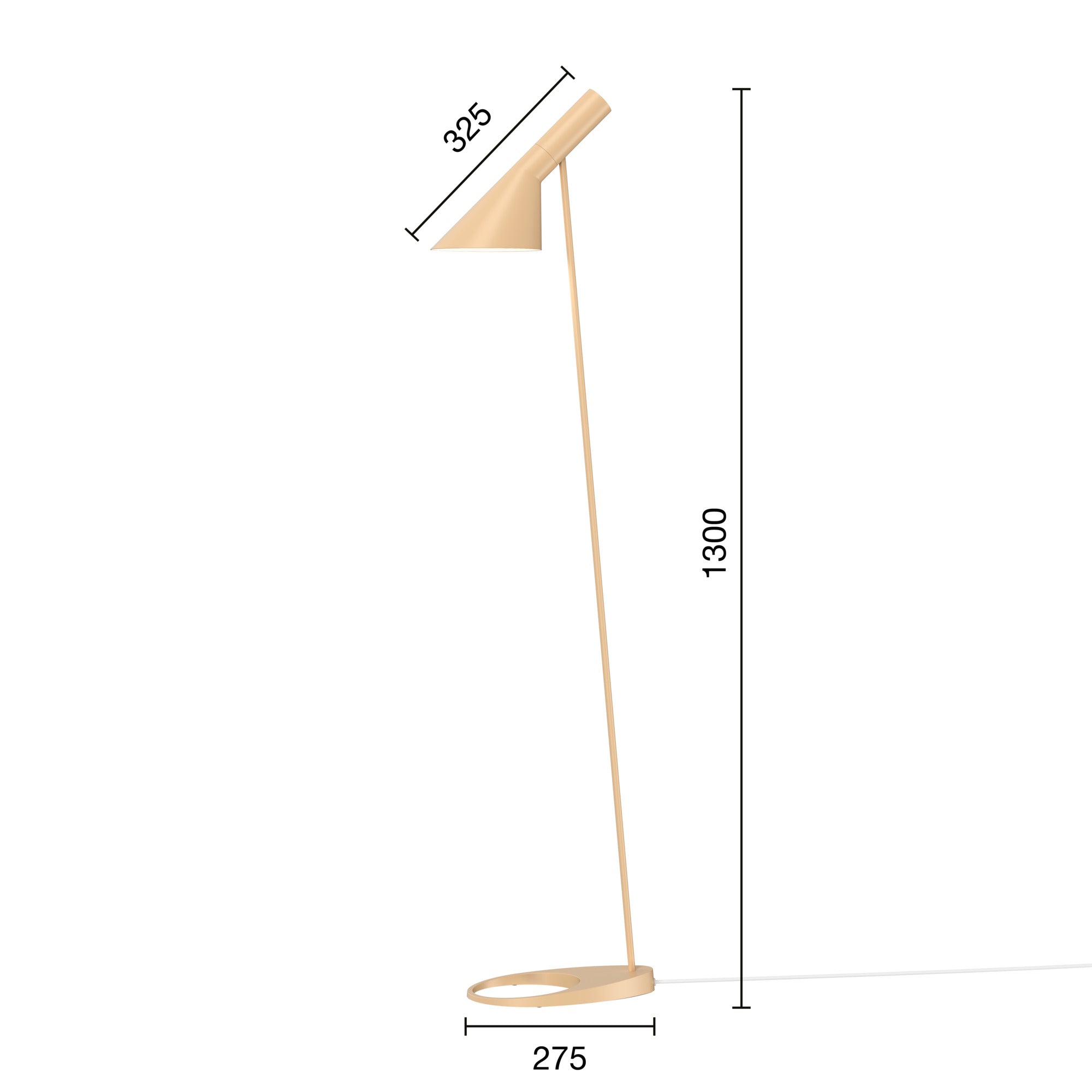 Louis Poulsen AJ Tischlampe V3, warmer Sand