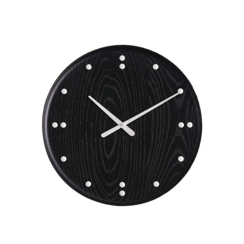 Architectmade Finn Juhl horloge murale frêne noir, ø25 cm