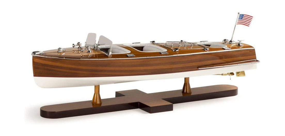 Authentische Modelle Triple Cockpit Boat Modell