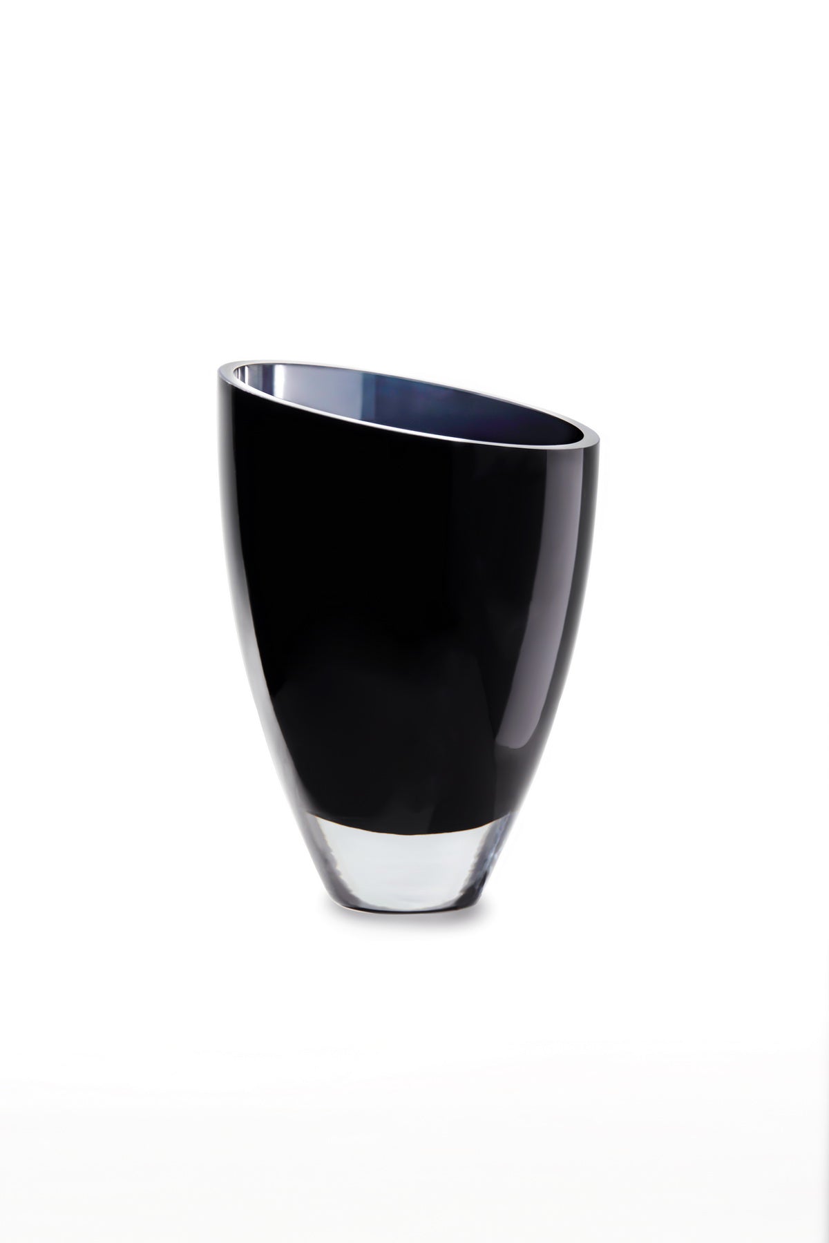 vaso de vidro de forma parabólica inversa distorcida, com vidro de luxo com 9 mm de 9 mm