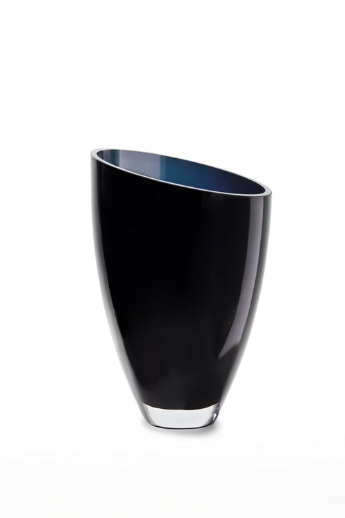 vaso de vidro de forma parabólica inversa distorcida, com vidro de luxo com 9 mm de 9 mm