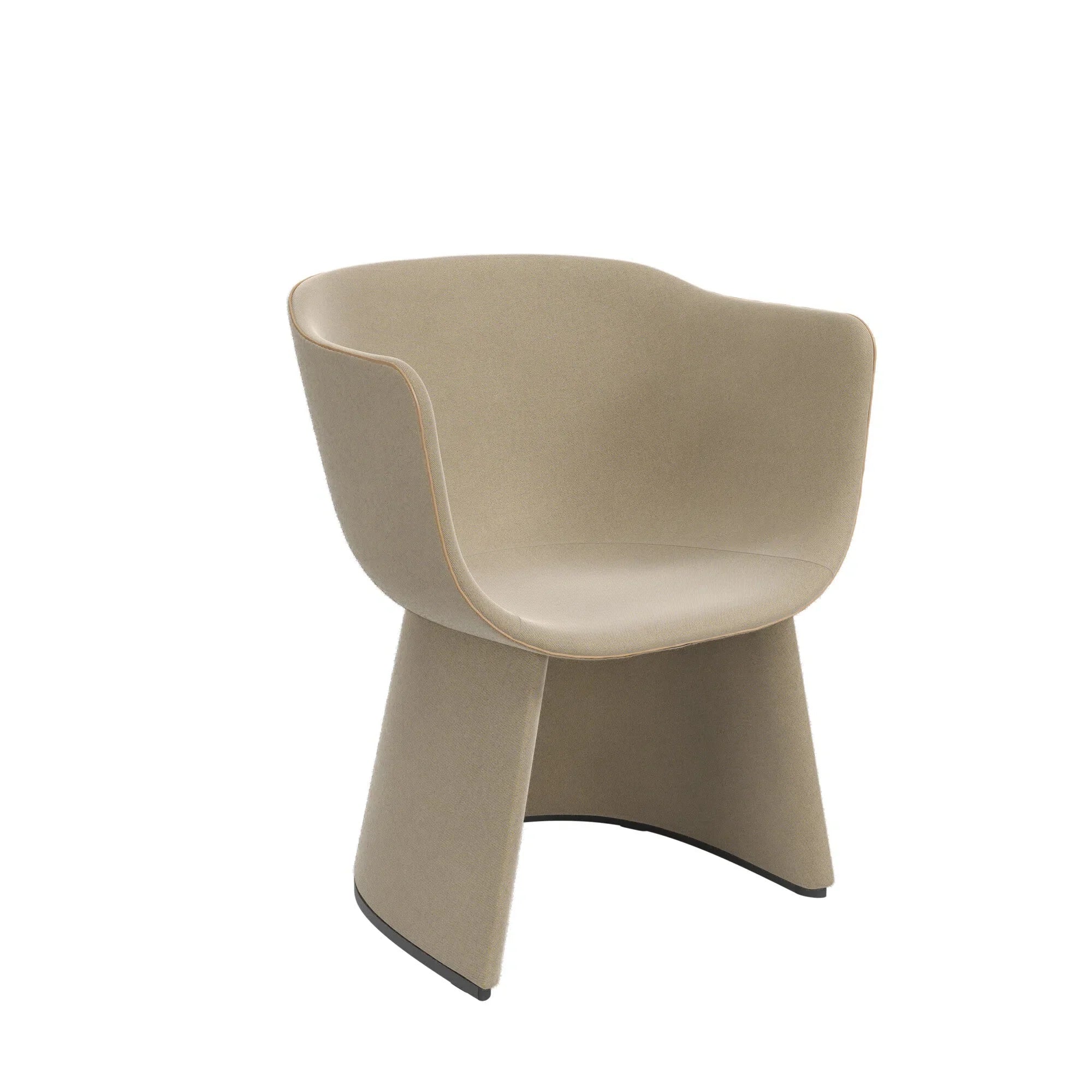 Fritz Hansen Monolit CM231 Cadeira de lounge, refinaria/refinaria