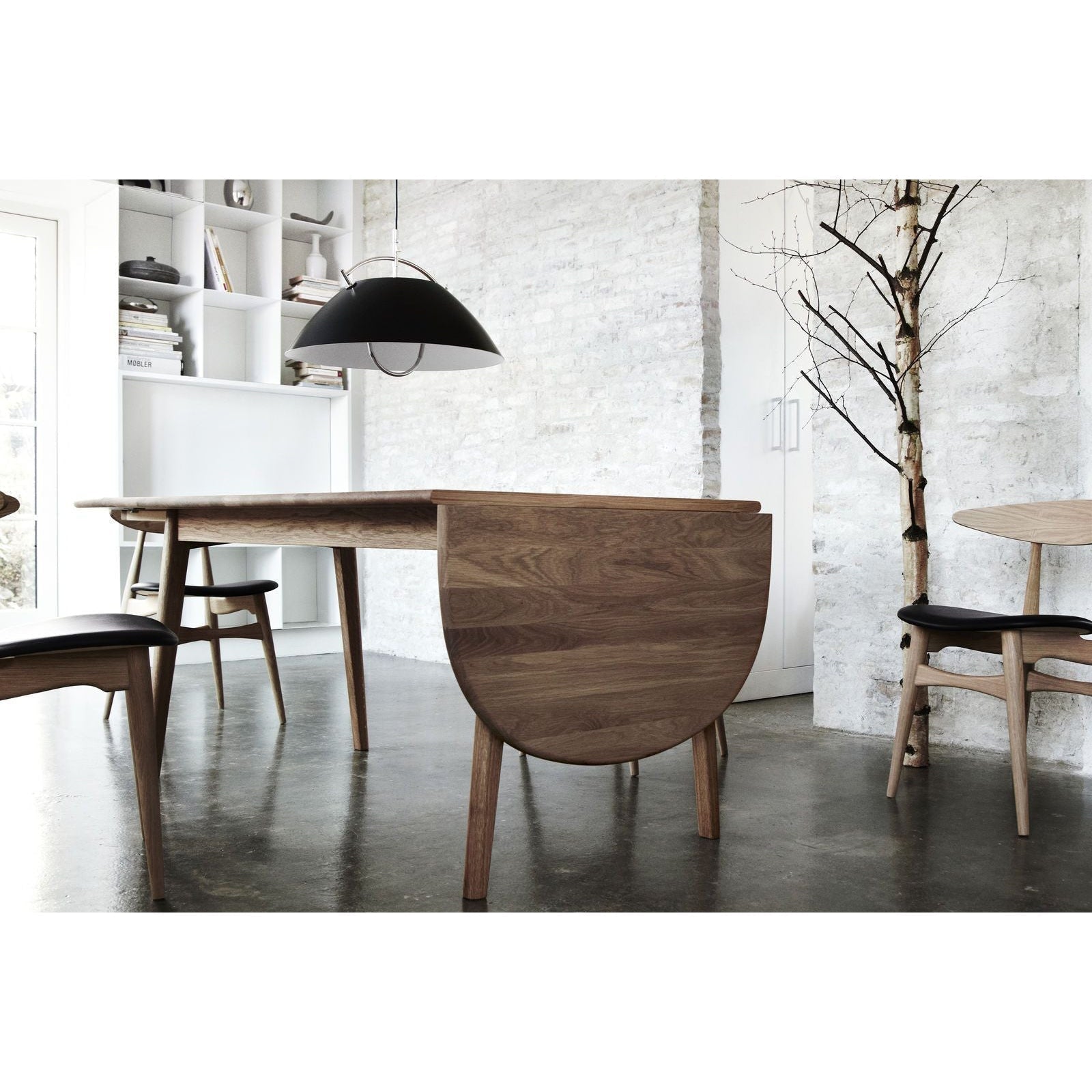 Mesa de comedor Carl Hansen CH006, roble en jabón