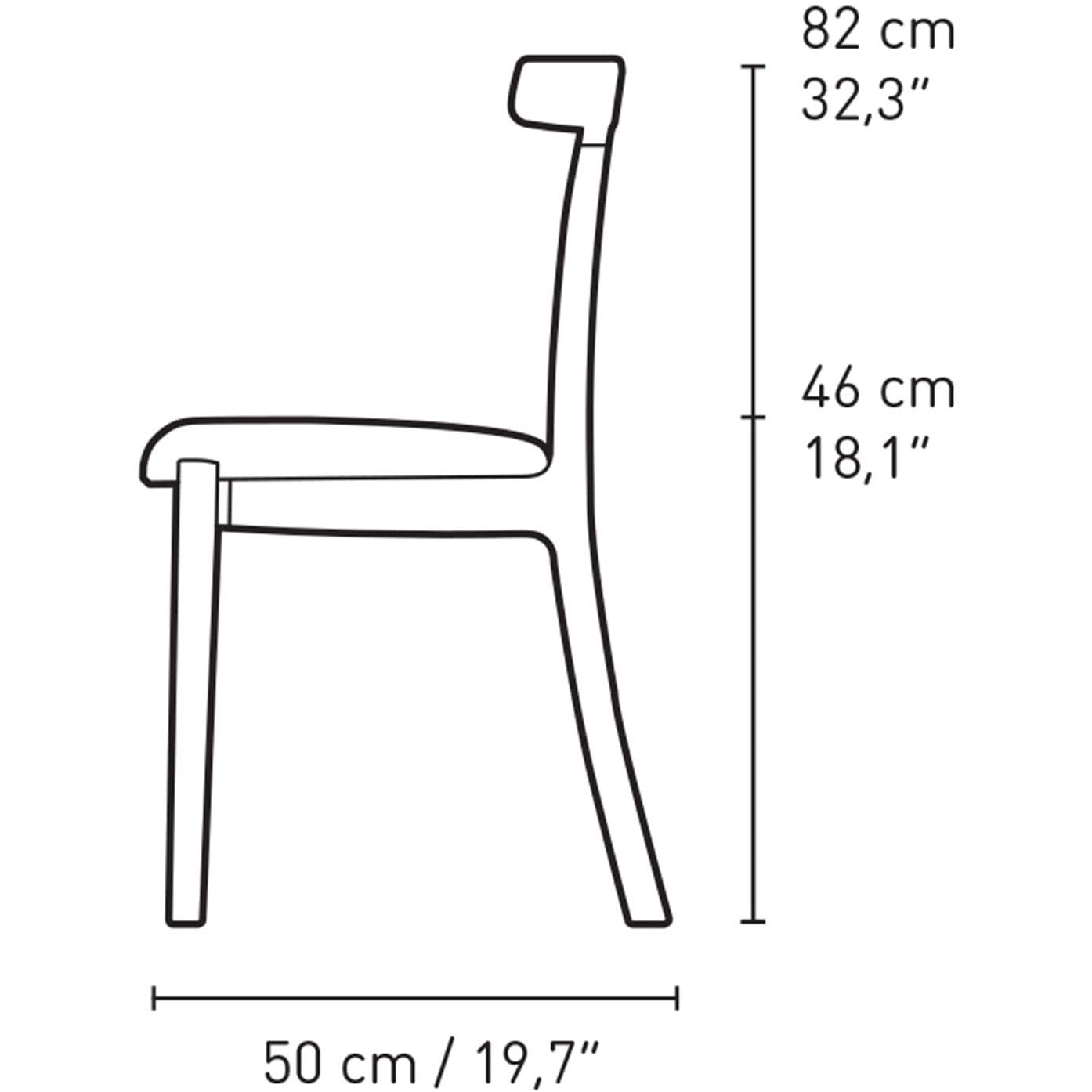 Carl Hansen OW58 T chaise, chêne en chêne / re laine 0358