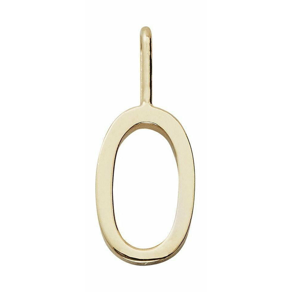 Lettres de conception lettres pendentif a z 10 mm, or, o