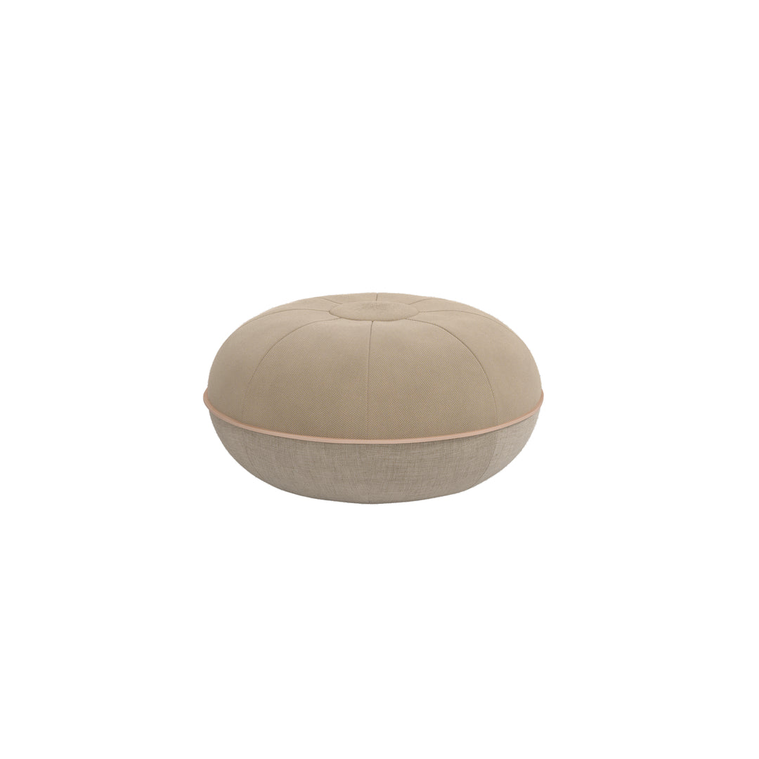 Fritz Hansen Cm Pouf Small, Steelcut Trio Pale Yellow