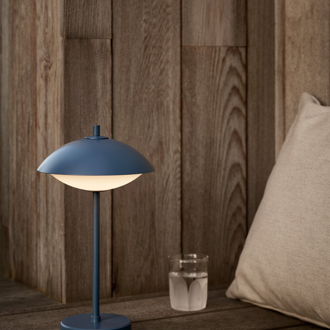 Fritz Hansen Clam™ Portable Lamp, Dusk Blue