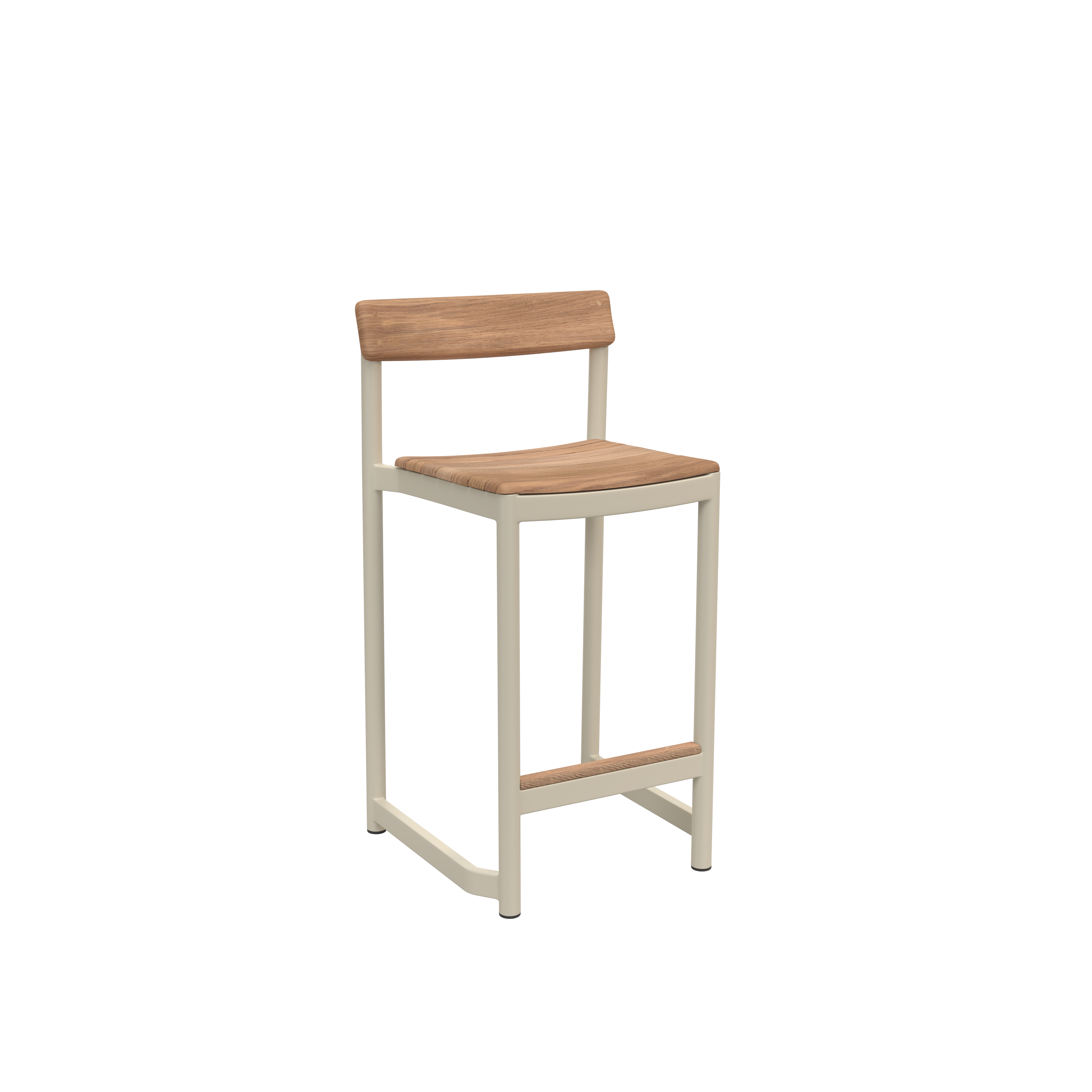 Tabouret de comptoir Fritz Hansen Pelagus, Ivoire clair 