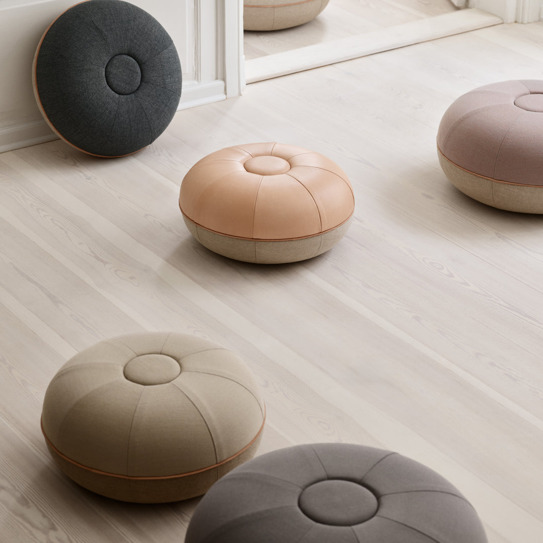 Fritz Hansen Cm Pouf Small, Sunniva Steel Grey