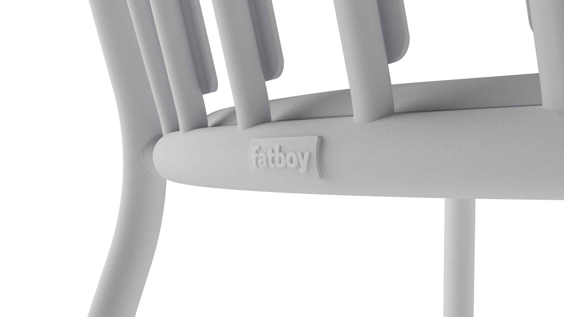 Fatboy Fred's fauteuil, lichtgrijs