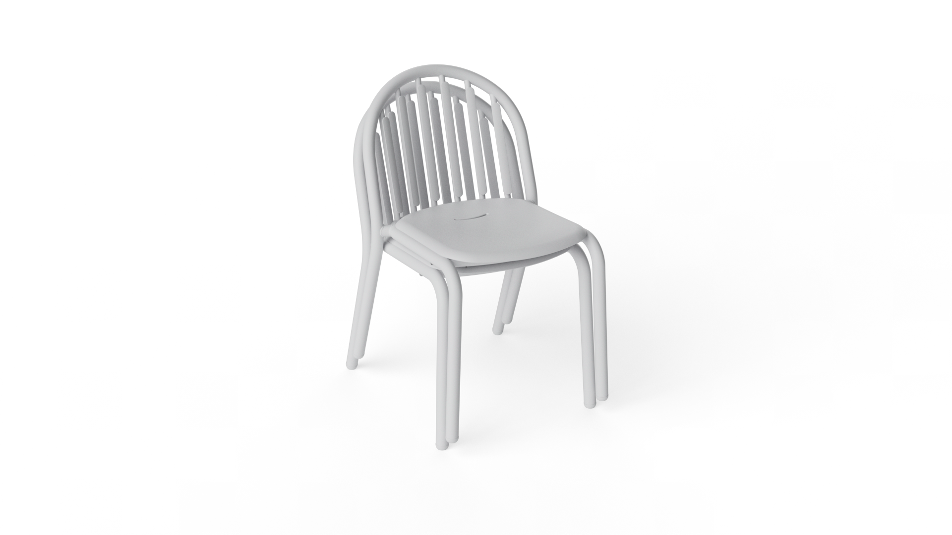 Fatboy Fred's Chair 4 -pc's, lichtgrijs