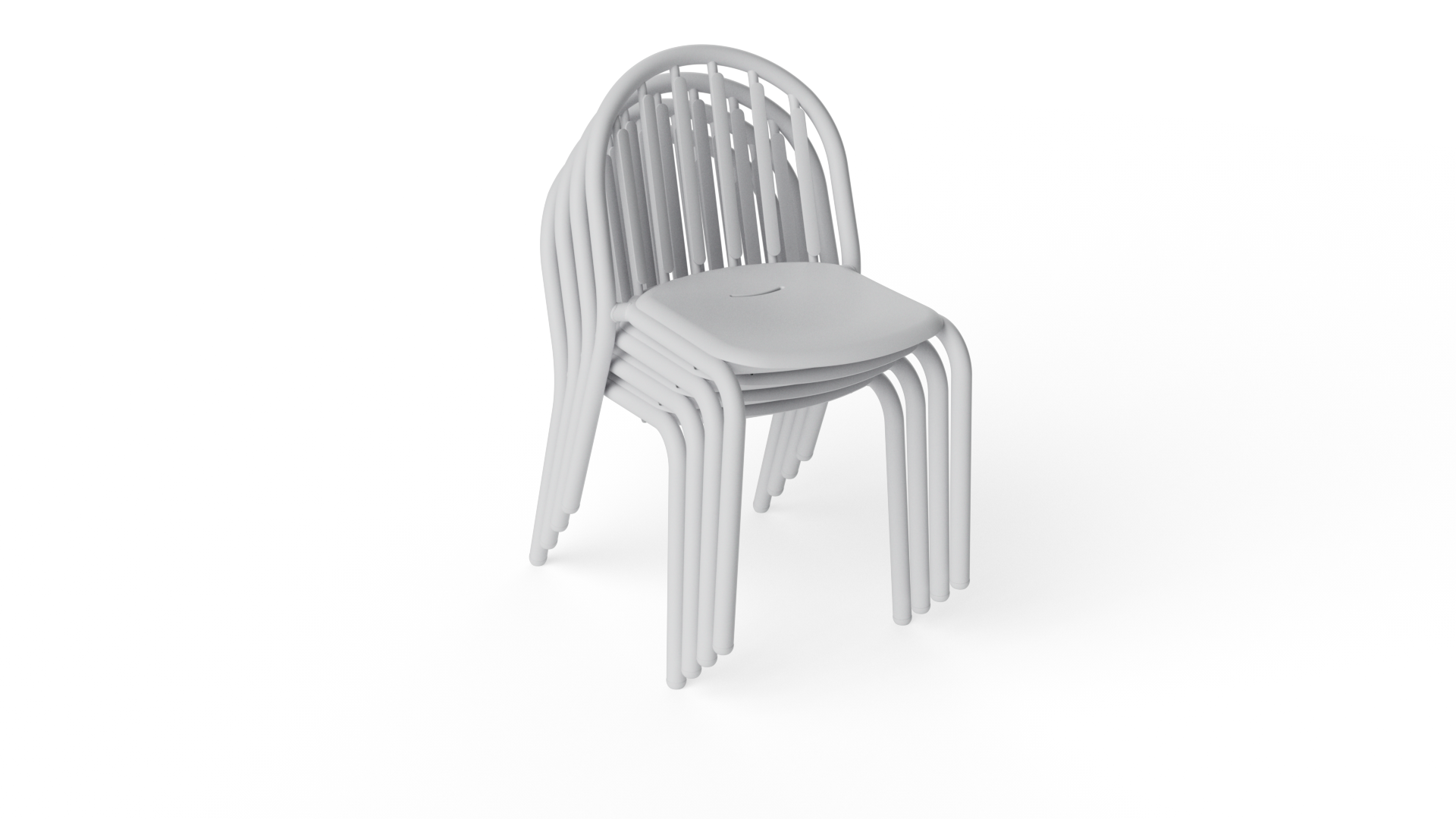 Fatboy Fred's Chair 2 -pc's, lichtgrijs