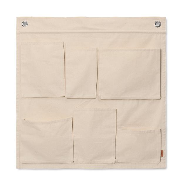 Ferm Living Canvas Wall Tasker, Off White