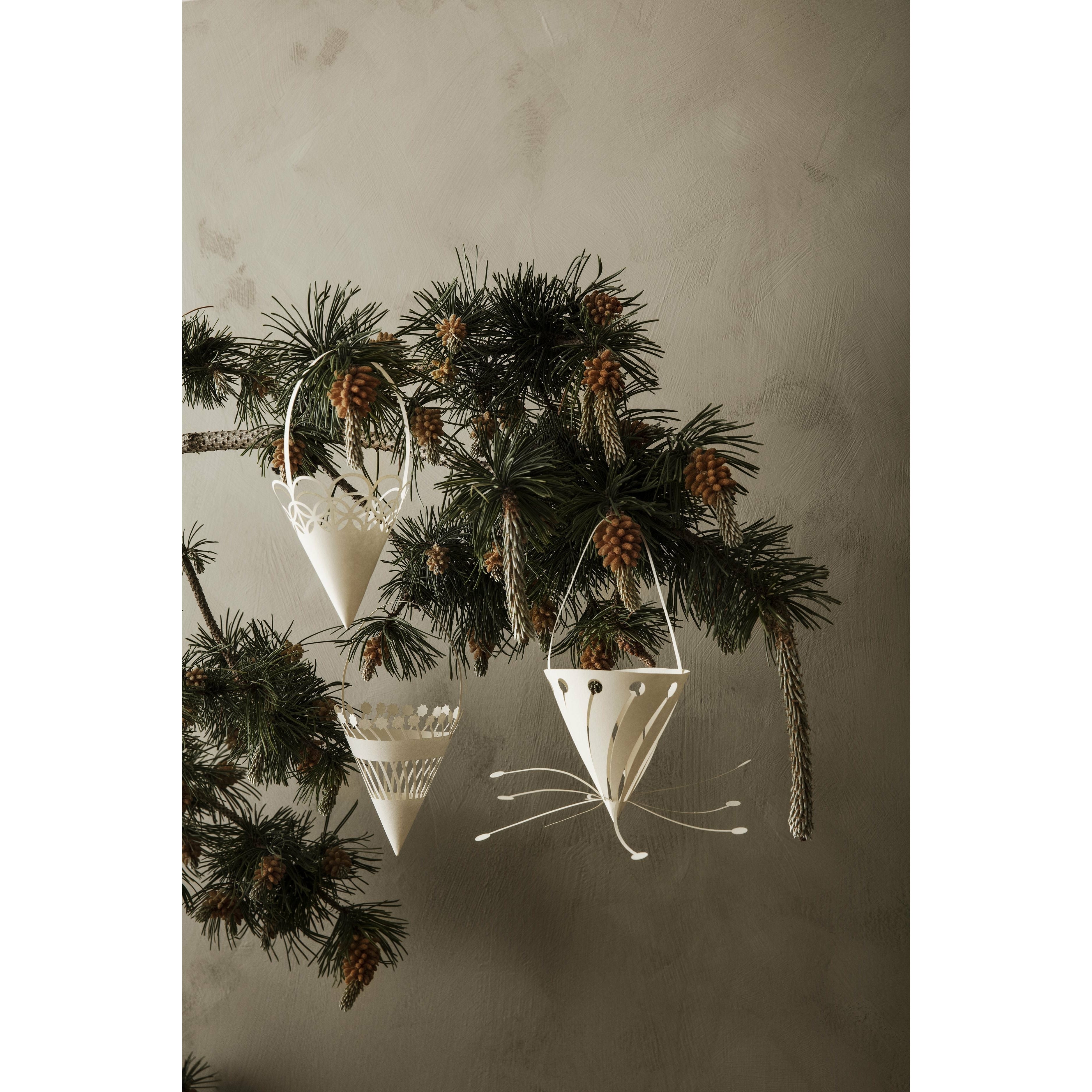 Ferm Living Christmas Paper Bags, Set Of 3