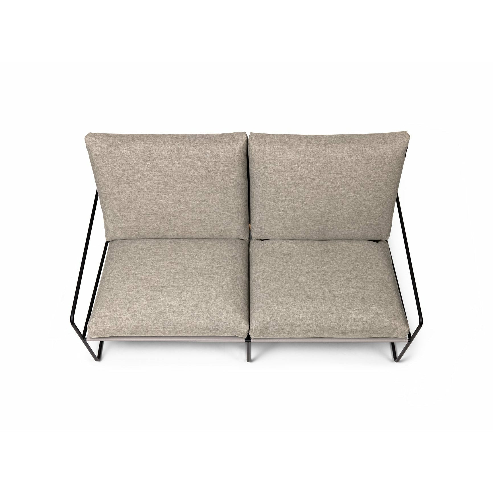 Ferm Living Desert 2 Sitzlofes Sofa, schwarz/dunkler Sand