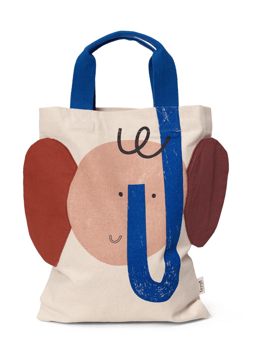 Ferm Living Elephant Totebag, aus weiß