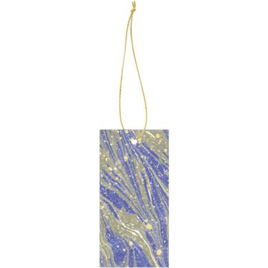 Ferm Living Marbling Gift -hänge, ljusblå