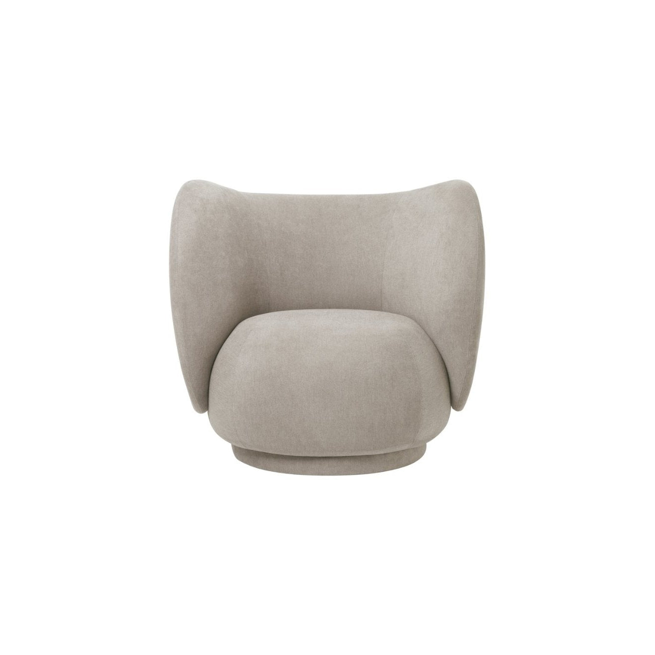 Ferm Living Rico Lounge Fauteuil Brossé, Sable