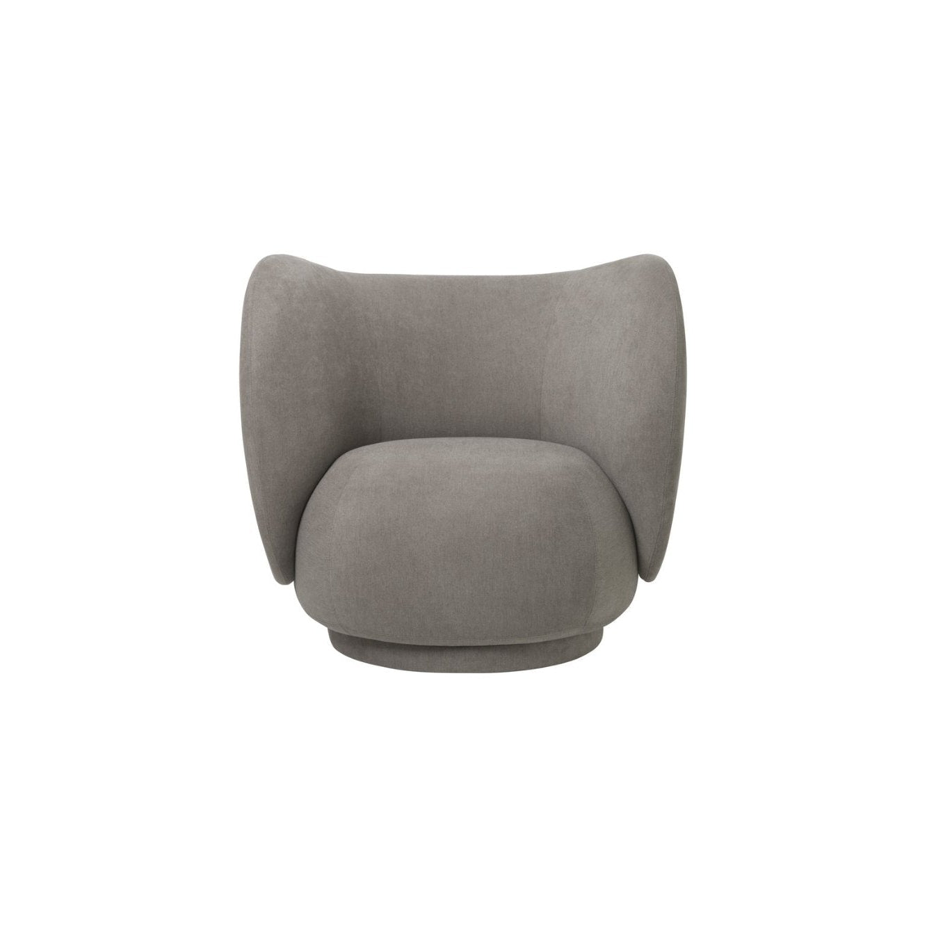 Ferm Living Rico Lounge Armchair Brushed, Warm Grey