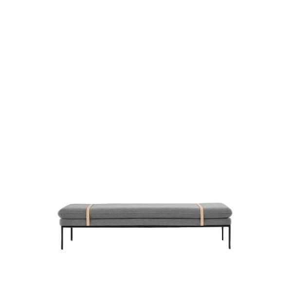 Ferm Living Turn Day Bed Algodón, gris claro sólido