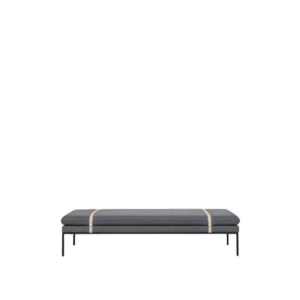 Ferm Living Turn Day Bed Fiord, Solid Light Gray