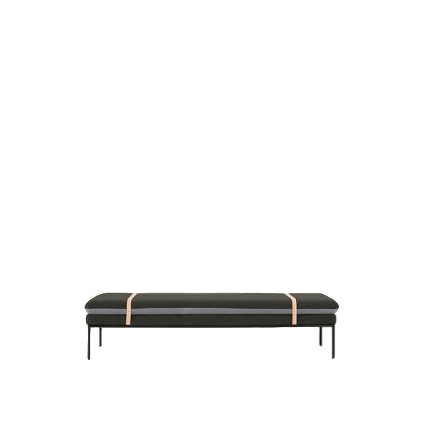 Ferm Living Turn Day Bed Laine, Vert Foncé