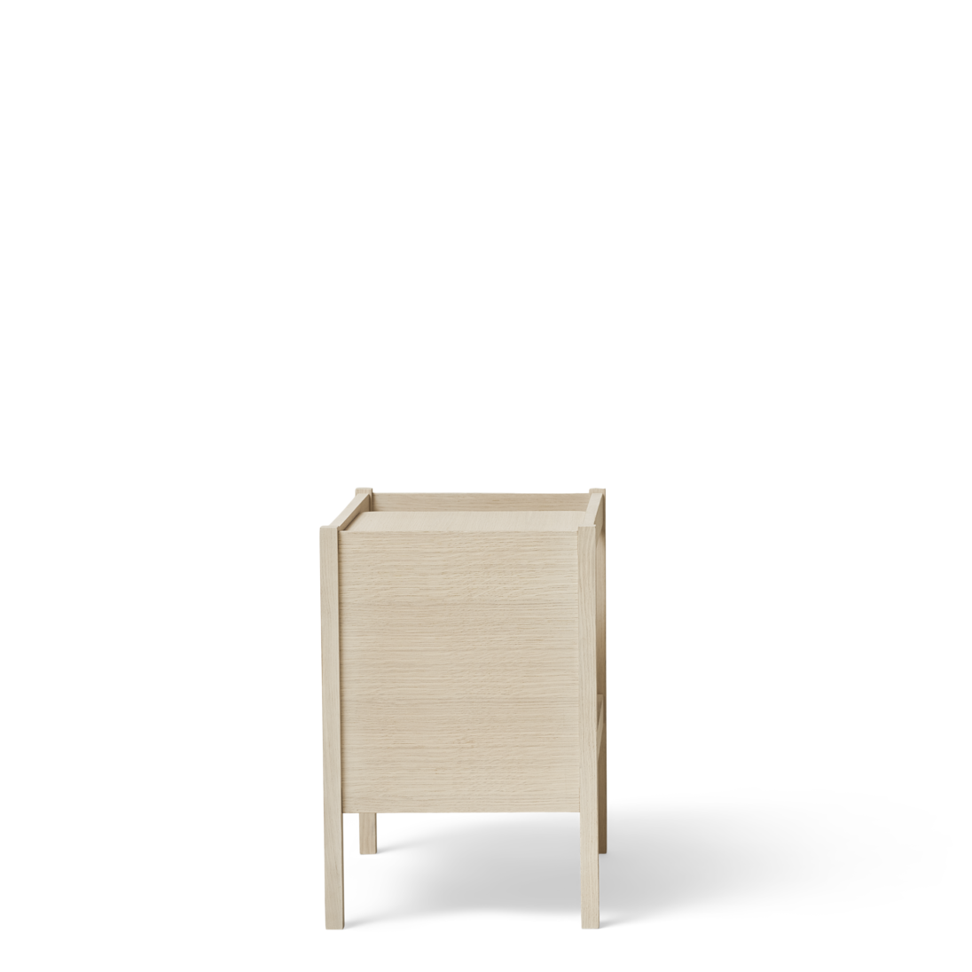 Form & Refine Journal Side Table, Hvid Eg 