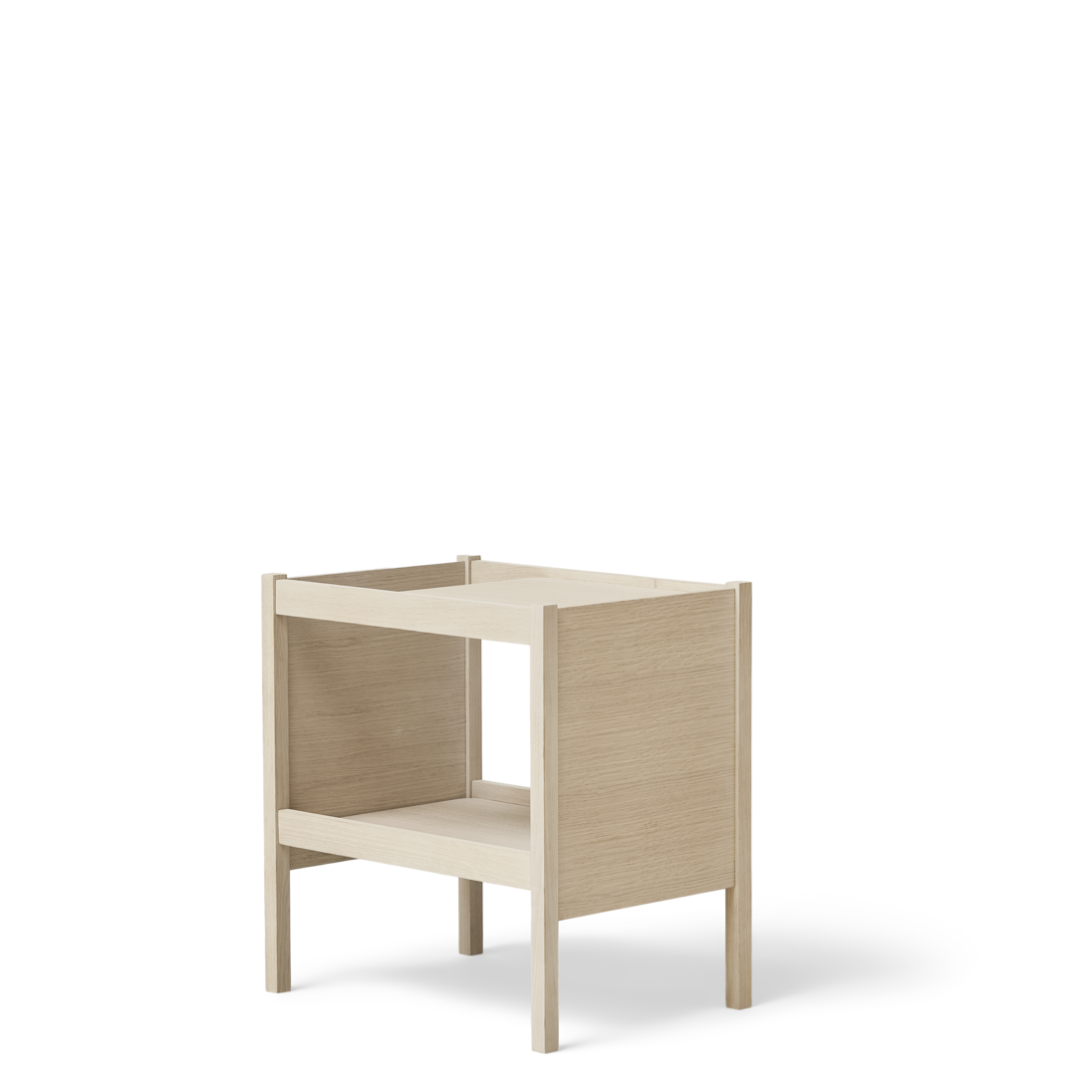 Form & Refine Journal Side Table, Hvid Eg 