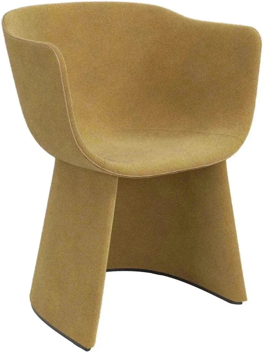 Fritz Hansen Monolit CM221 Silla de comedor, amarillo/amarillo