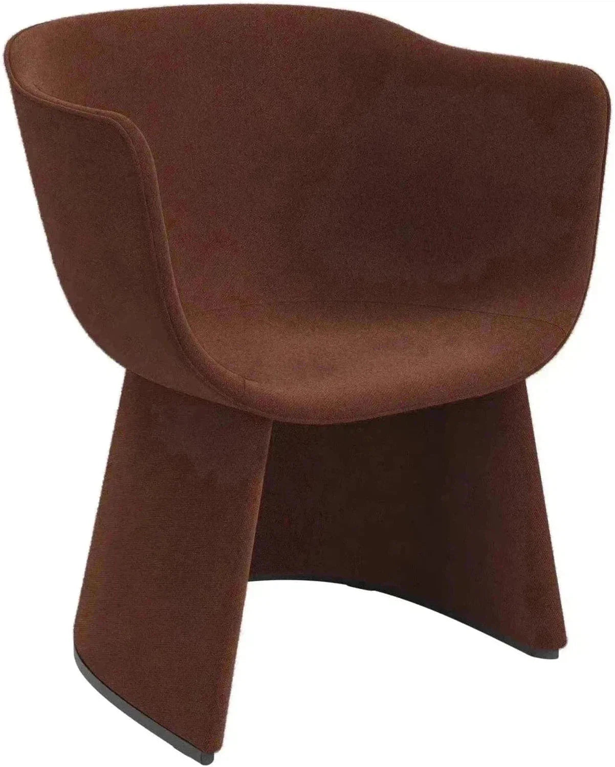 Fritz Hansen Monolit™ Cm230 Lounge Chair, Dark Orange/Dark Orange