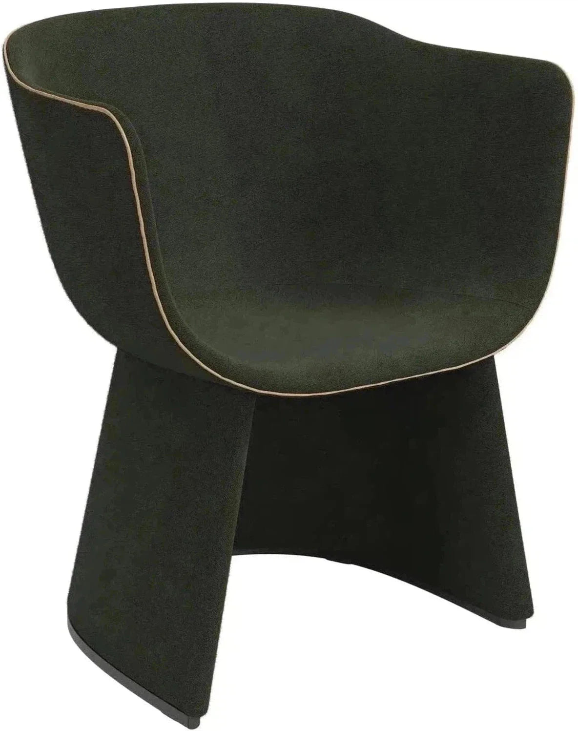 Fritz Hansen Monolit CM231 Sillón, Moss Green/Moss Green