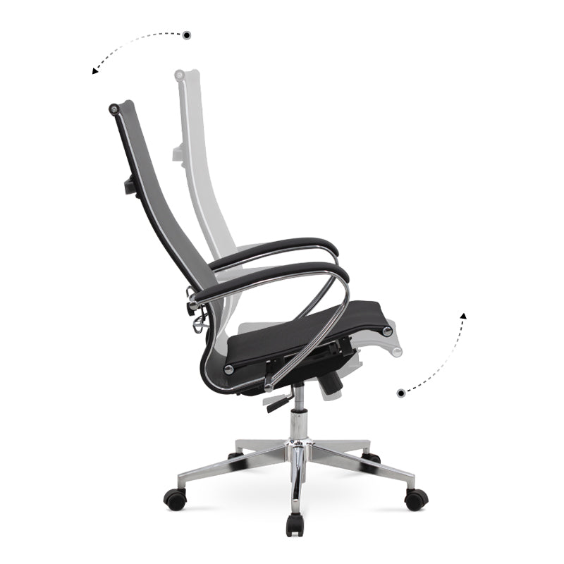 Office Chair Sutton Gray 66,5x70x113,3/131 cm