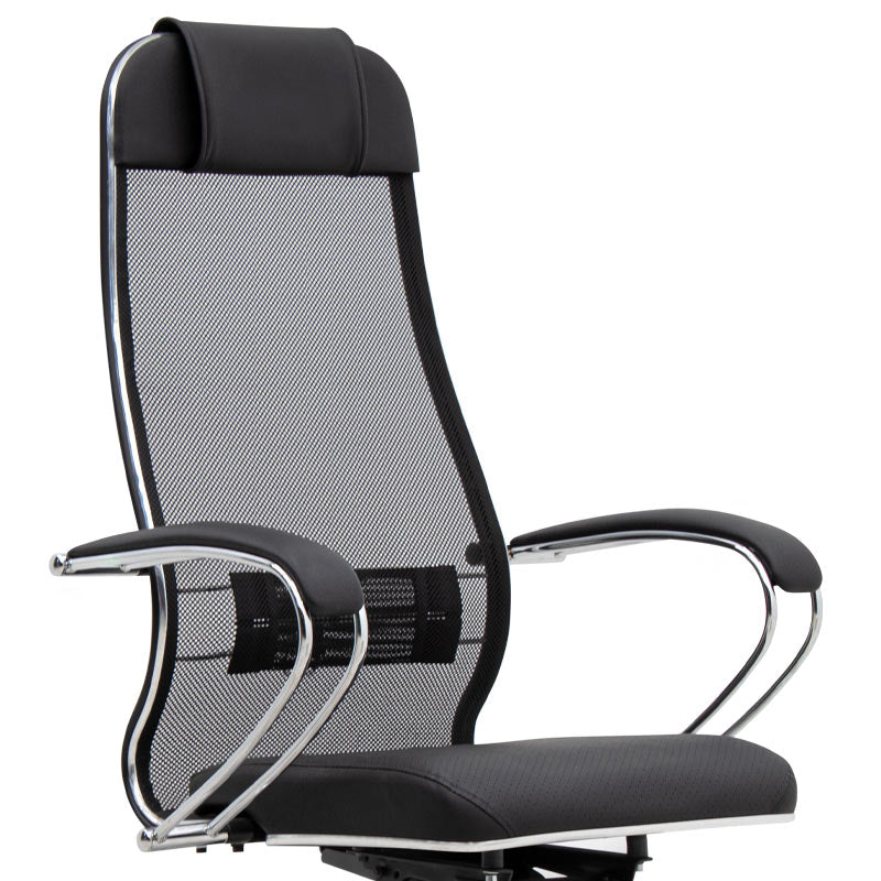 Chaise de bureau chef noir