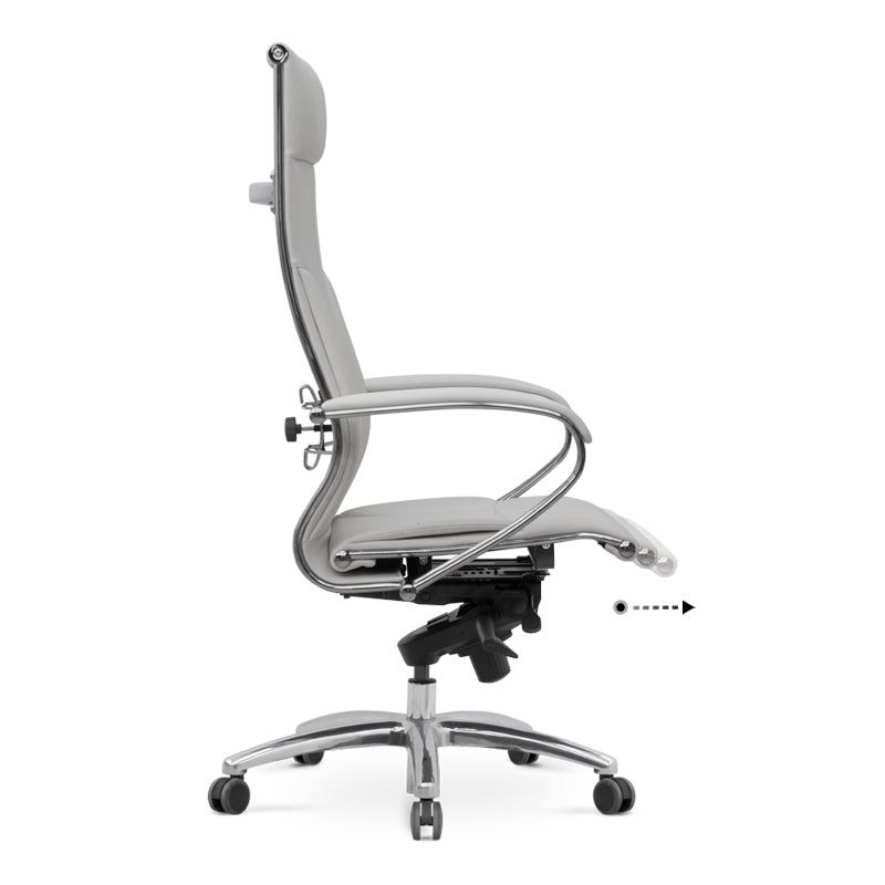 Líder de silla de oficina White 70x70x122/134cm