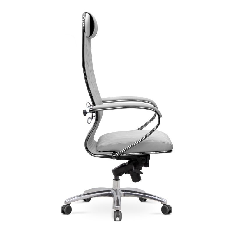 Silla de oficina Leoni White