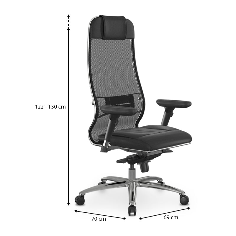 Office Chair Tanos Black 69x70x122/130 cm