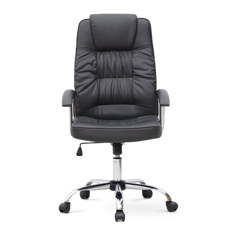 Office Chair Arlene PU Leder Black 62x63x112/122 cm