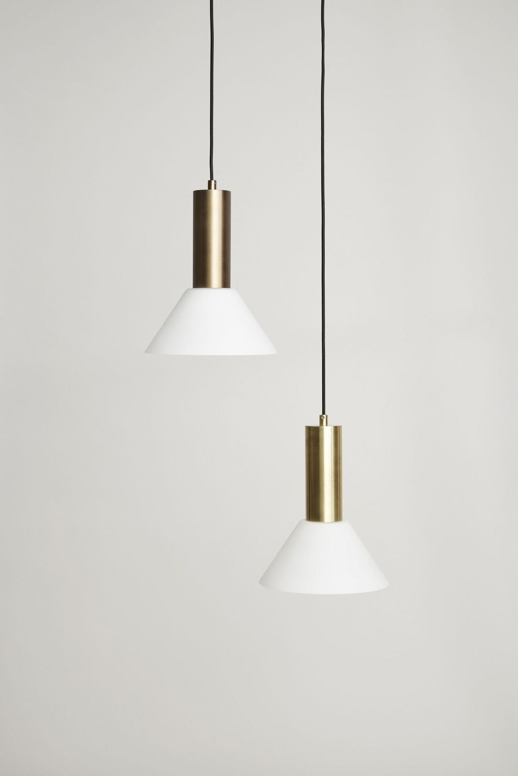 Hübsch Contrast Pendant /Ceiling Lamp, Brass