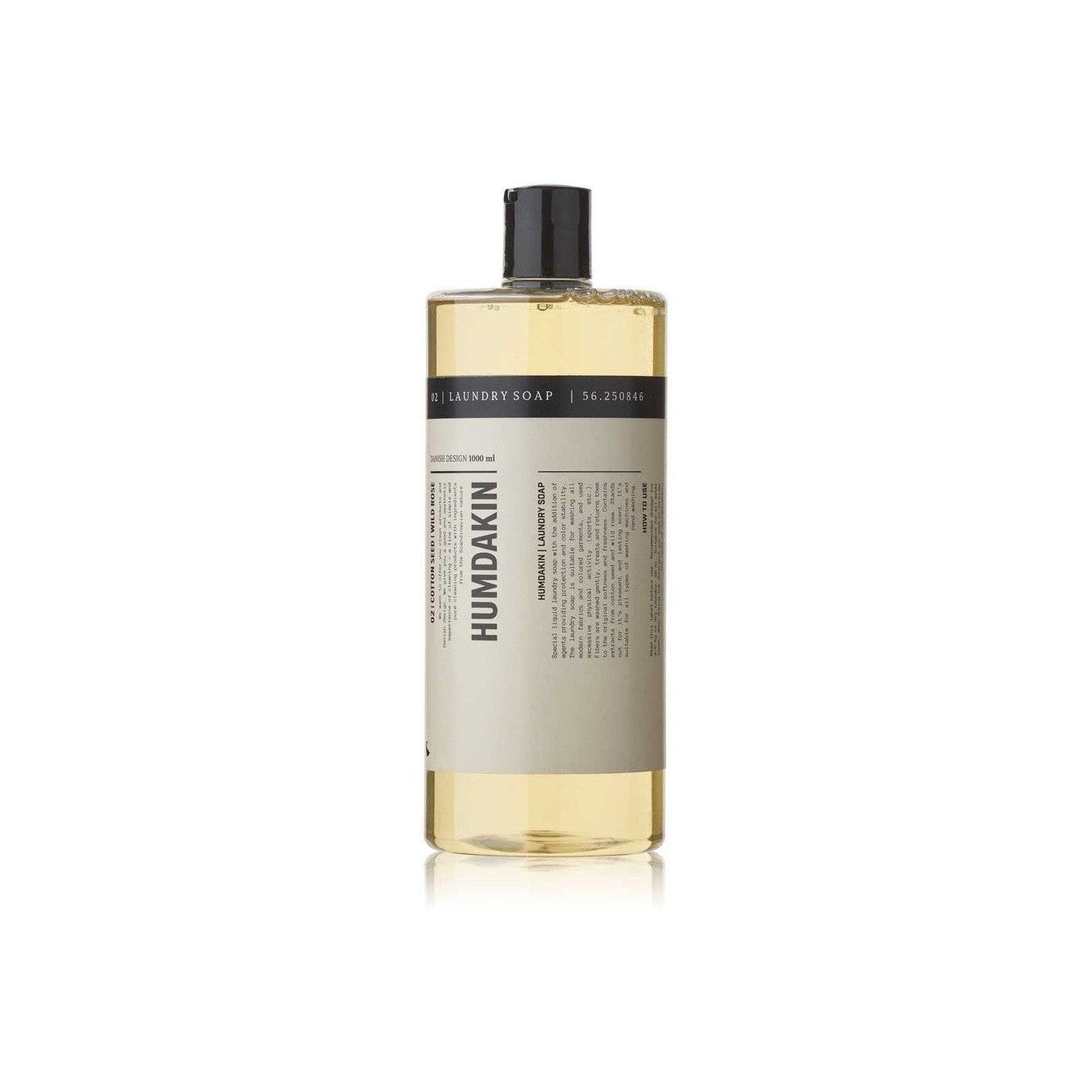 Humdakin 02 détergent 1000 ml, graines de coton et rose sauvage