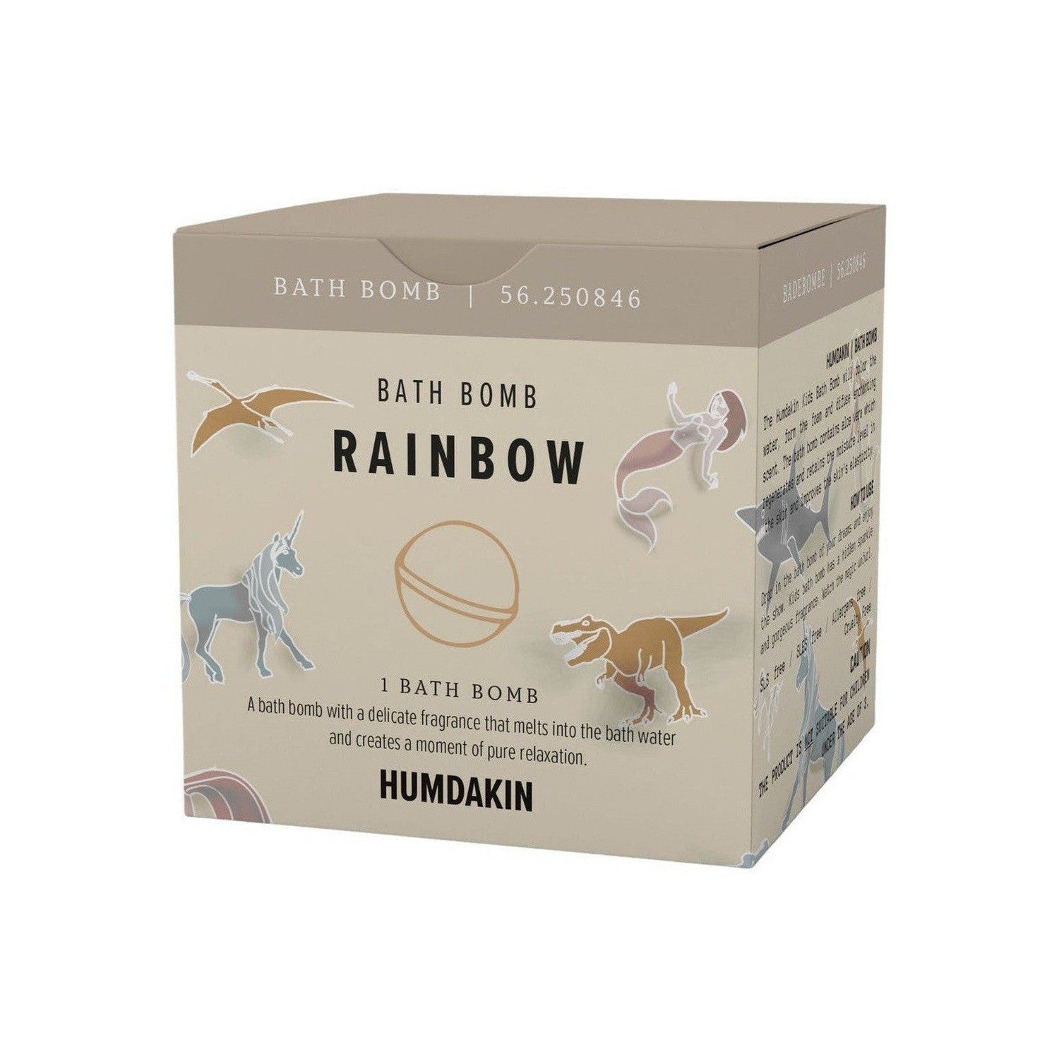 Humdakin Kids Bath Bomb 50g, rhubarbe