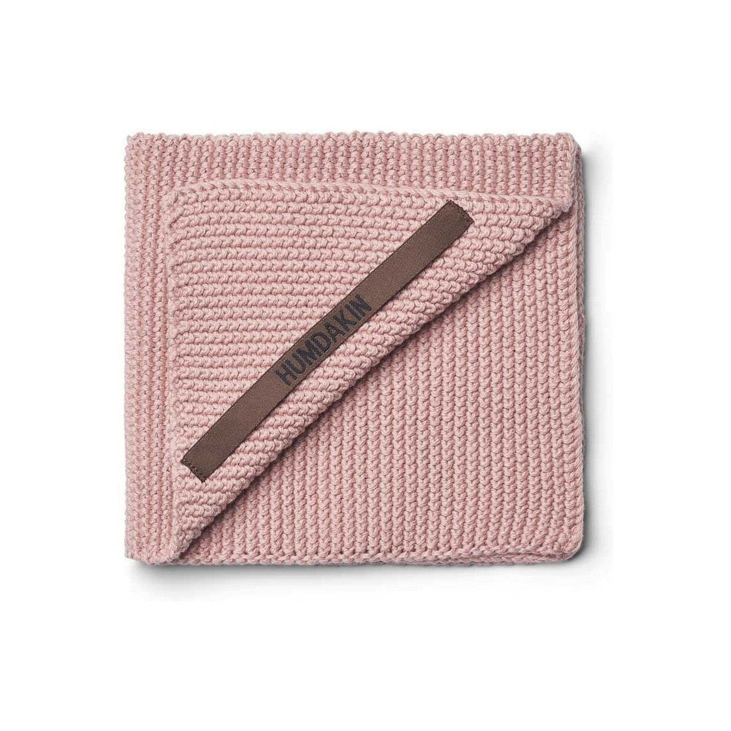 Humdakin Knitted Organic Tea Towel, Blush