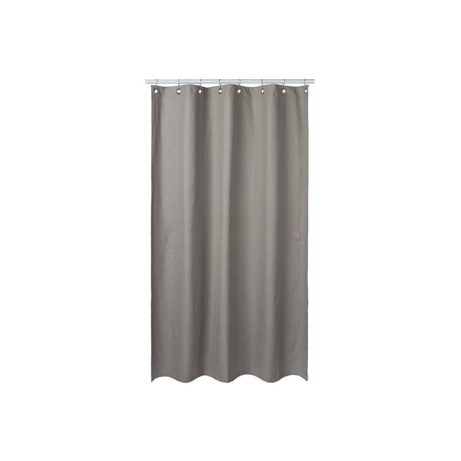 Humdakin Shower Curtain Made Of Organic Cotton, Stone