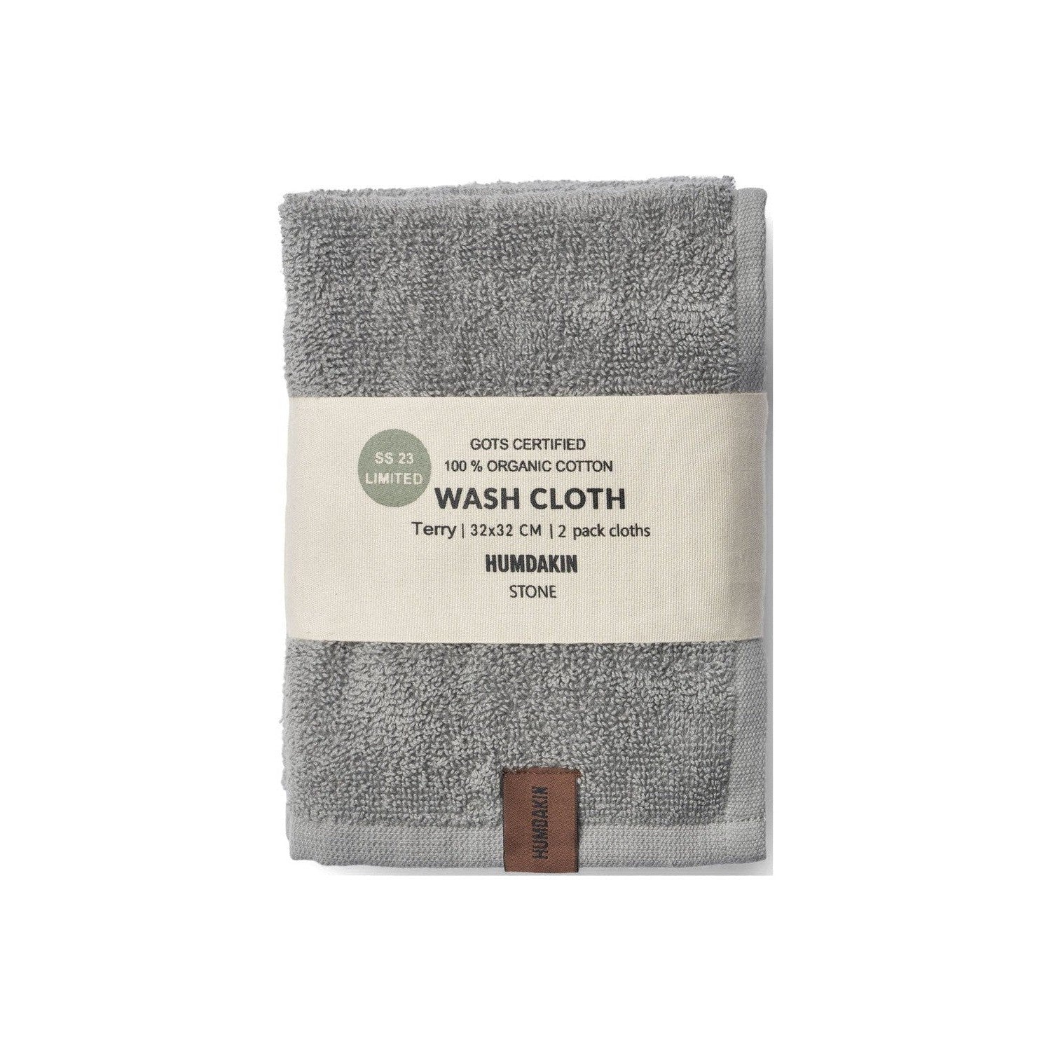 Humdakin Terry Washcloth, sten