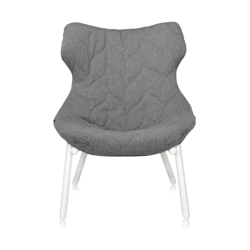 Kartell Follage Sillón Trevira, blanco/gris