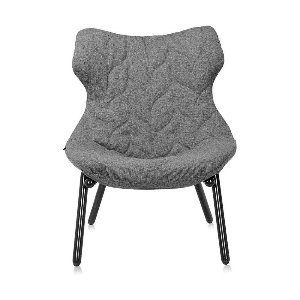 Trevira de fauteuil de feuillage Kartell, noir / gris